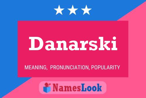 ملصق اسم Danarski