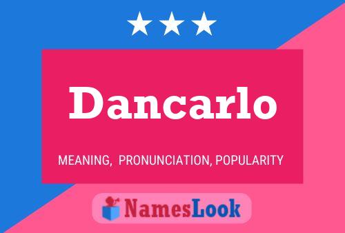 ملصق اسم Dancarlo