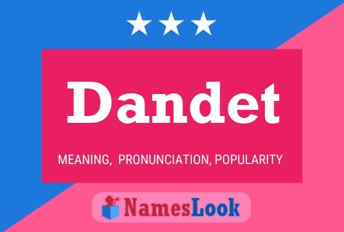 ملصق اسم Dandet