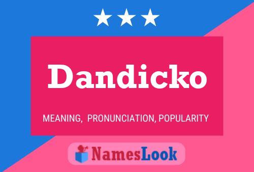 ملصق اسم Dandicko