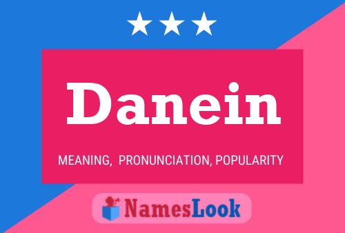 ملصق اسم Danein