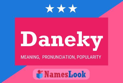 ملصق اسم Daneky