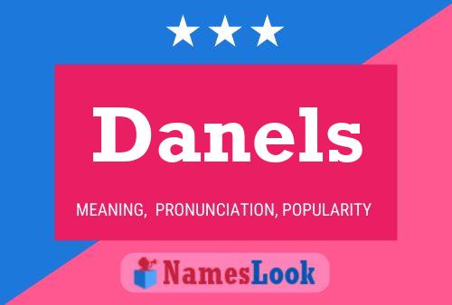 ملصق اسم Danels