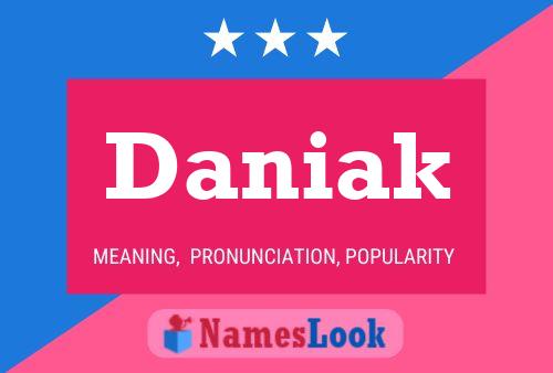 ملصق اسم Daniak