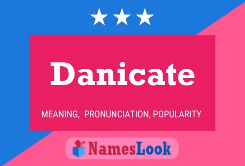 ملصق اسم Danicate