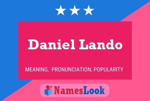 ملصق اسم Daniel Lando