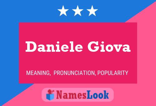 ملصق اسم Daniele Giova