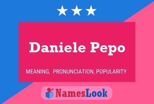 ملصق اسم Daniele Pepo