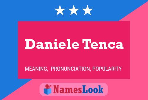 ملصق اسم Daniele Tenca