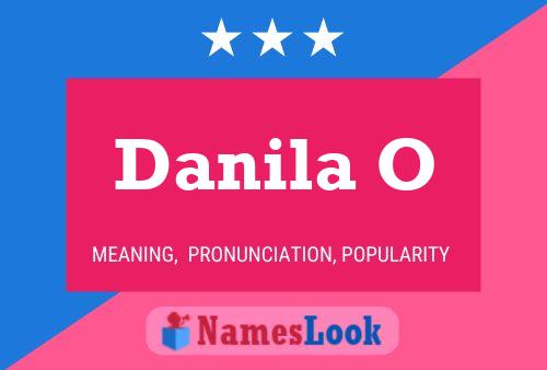 ملصق اسم Danila O