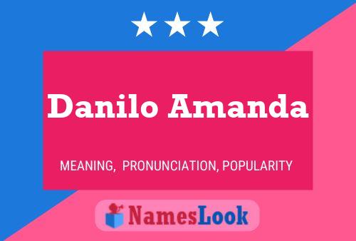 ملصق اسم Danilo Amanda