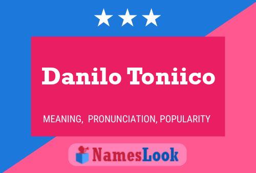 ملصق اسم Danilo Toniico