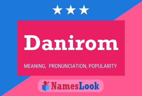 ملصق اسم Danirom