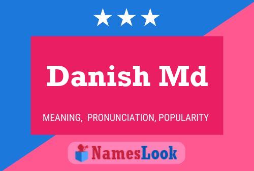 ملصق اسم Danish Md