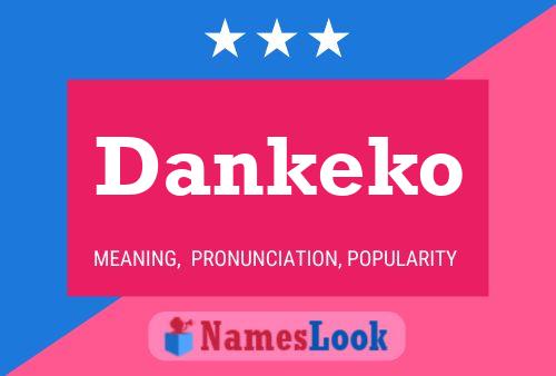 ملصق اسم Dankeko