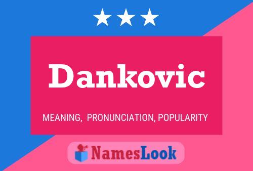 ملصق اسم Dankovic