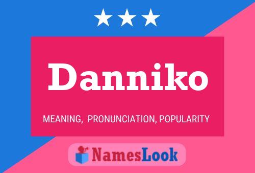 ملصق اسم Danniko