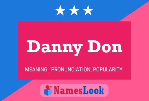 ملصق اسم Danny Don