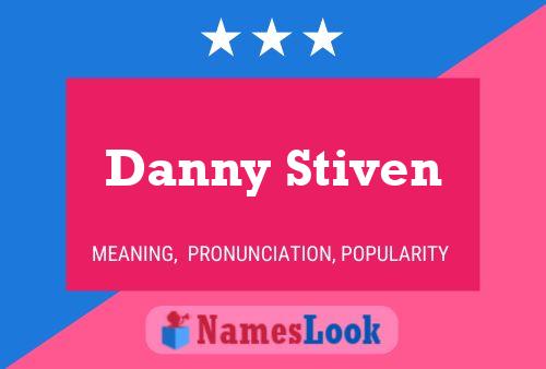 ملصق اسم Danny Stiven