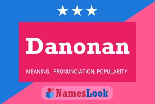 ملصق اسم Danonan