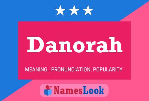 ملصق اسم Danorah