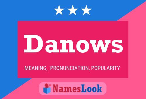 ملصق اسم Danows