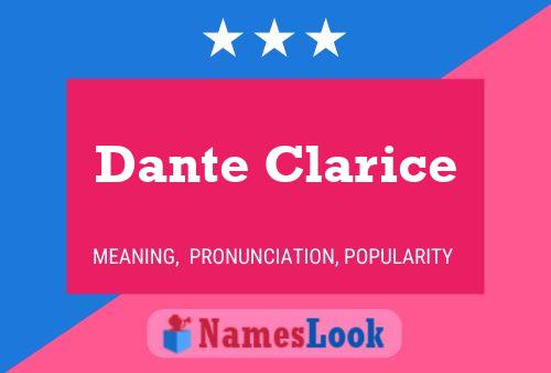 ملصق اسم Dante Clarice