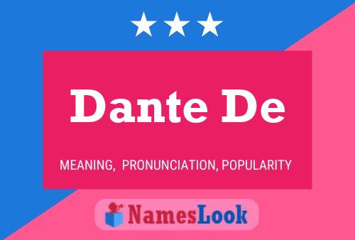 ملصق اسم Dante De