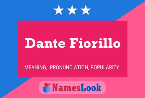 ملصق اسم Dante Fiorillo