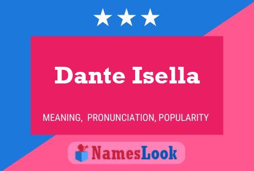 ملصق اسم Dante Isella