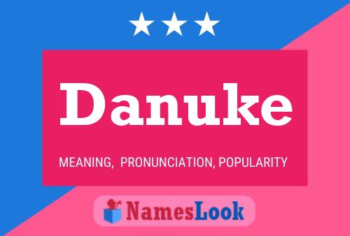 ملصق اسم Danuke