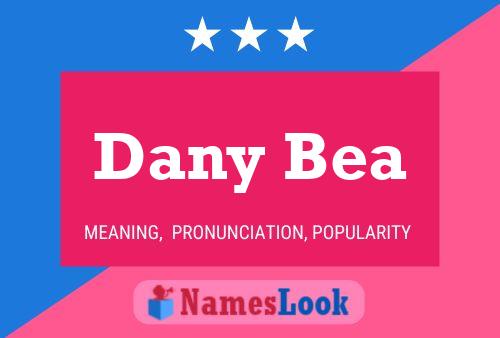 ملصق اسم Dany Bea