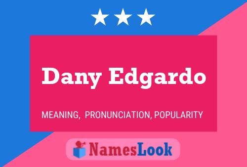 ملصق اسم Dany Edgardo