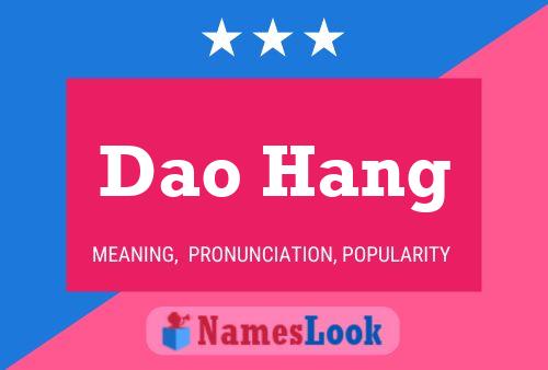 ملصق اسم Dao Hang