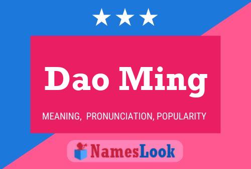 ملصق اسم Dao Ming