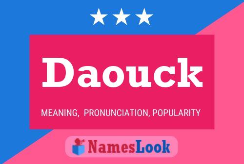 ملصق اسم Daouck