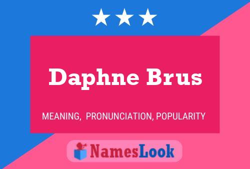 ملصق اسم Daphne Brus