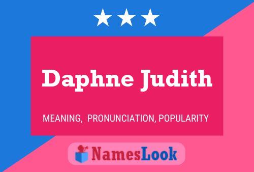 ملصق اسم Daphne Judith