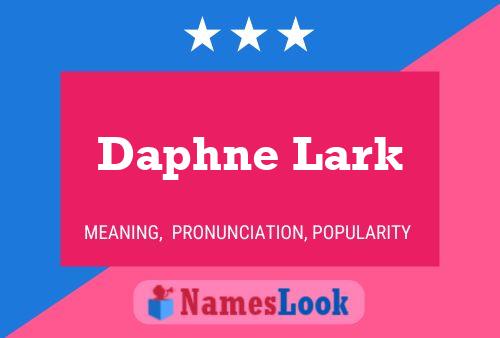 ملصق اسم Daphne Lark