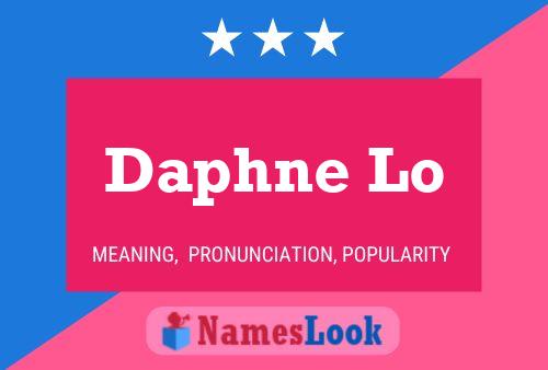 ملصق اسم Daphne Lo