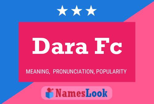 ملصق اسم Dara Fc