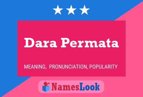 ملصق اسم Dara Permata