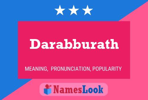 ملصق اسم Darabburath