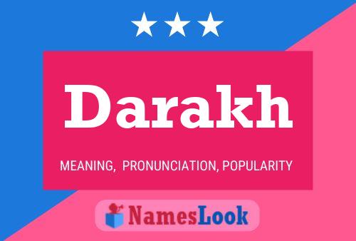 ملصق اسم Darakh