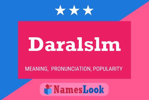 ملصق اسم Daralslm