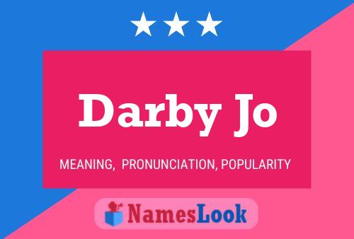 ملصق اسم Darby Jo