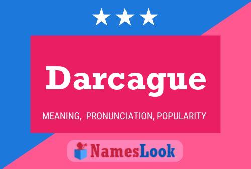 ملصق اسم Darcague