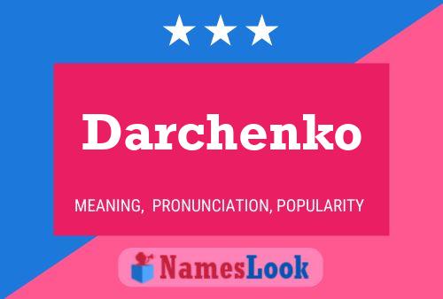 ملصق اسم Darchenko