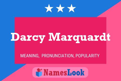 ملصق اسم Darcy Marquardt