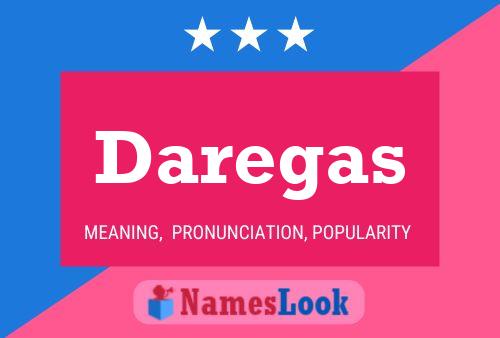 ملصق اسم Daregas